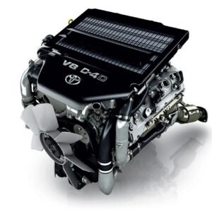 Toyota 1VD-FTV 4.5L V8 diesel engine.